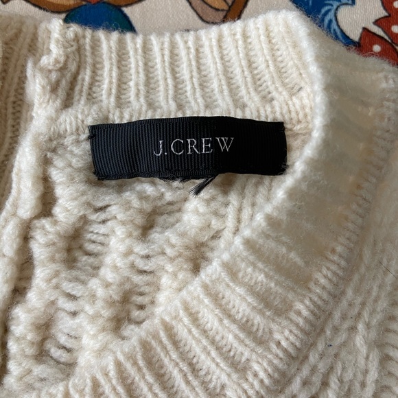 Creamy Knit Wool Sweater J Crew - Picture 6 of 7
